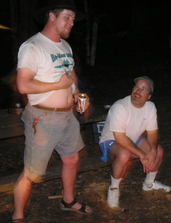 Kenny Showing Off His Belly