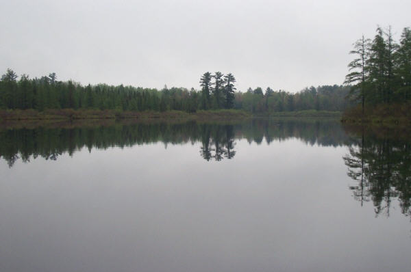 Trout River, 3 Pines before campsite 2004