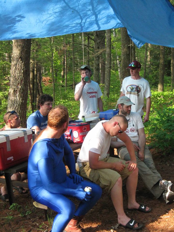 2nd campsite at start of Rainbow Flowage