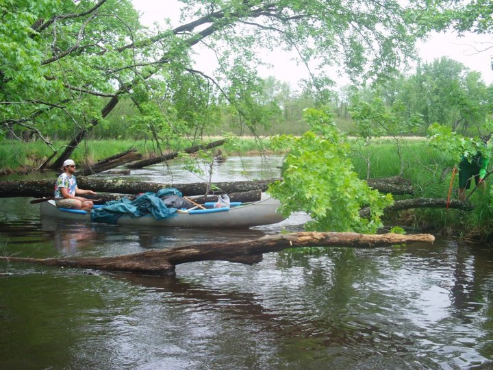 Jake waiting for Doug to finish sawing